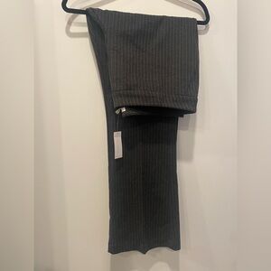 New York & Co Pinstripe Pants Elastic Waistband New With Tags Size XL